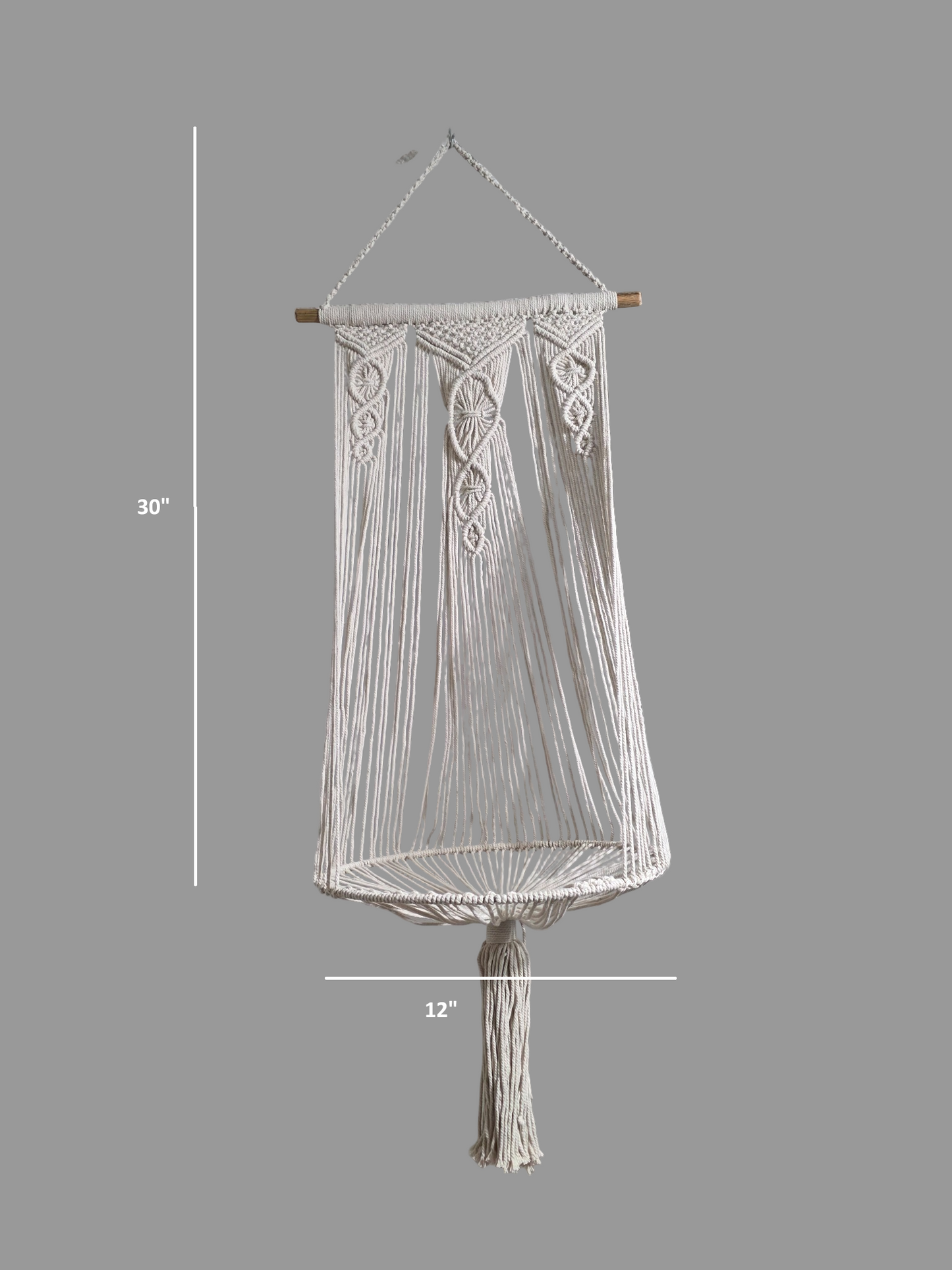 Macramé Hanging Cat Bed