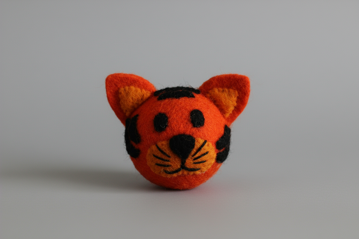 Felt Dog Toy-Tiger